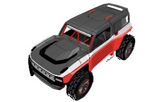 Bronco R Design Sketches